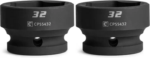 Miniatura 9 de Capri Tools - Llave de vaso de impacto corto de 27 mm, 1/2 pulg. de conducción, 6 puntos, métrica