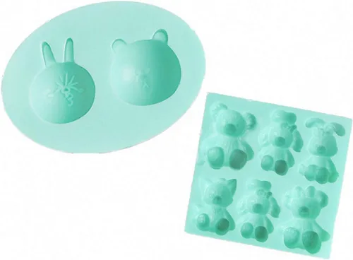 Miniatura 16 de Molde de fondant para bricolaje, flores, cola de sirena, hojas, lindo molde de silicona para pastel de caramelo de chocolate, vela de arcilla hecha