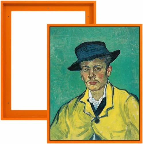 Miniatura 17 de FOLKOR Floating Frame for 8x10 Inch Canvas Painting with 0.6-0.8" Deep, 2 Pack Canvas Floater Frame Living Room Decor, Wall Art frame for Prints Oil
