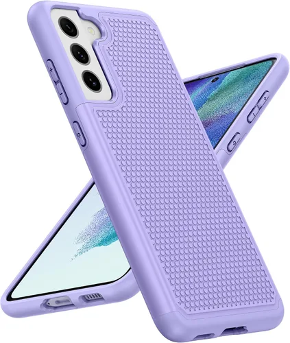 Miniatura 12 de Funda para Galaxy S21 FE 5G: Funda para teléfono S21 FE Samsung Cubierta protectora de doble capa de servicio pesado rugosa resistente a prueba