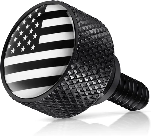 Miniatura 9 de Amazicha - Tornillo de asiento de acero inoxidable 304 negro brillante compatible con Harley Davidson 1996-2025