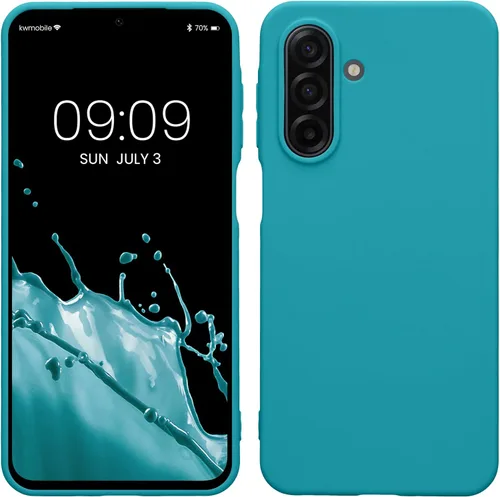 Miniatura 144 de kwmobile Funda compatible con Samsung Galaxy A23 4G / 5G - Funda de silicona TPU metálica suave y delgada - Rojo oscuro metálico