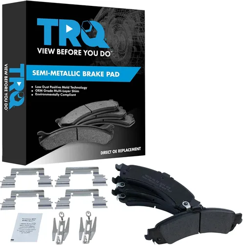 Miniatura 35 de TRQ Pastillas de freno delanteras semi metálicas compatibles con Ford Expedition 2018-2021 F-150 2018-2020 Lincoln Navigator 2018-2022