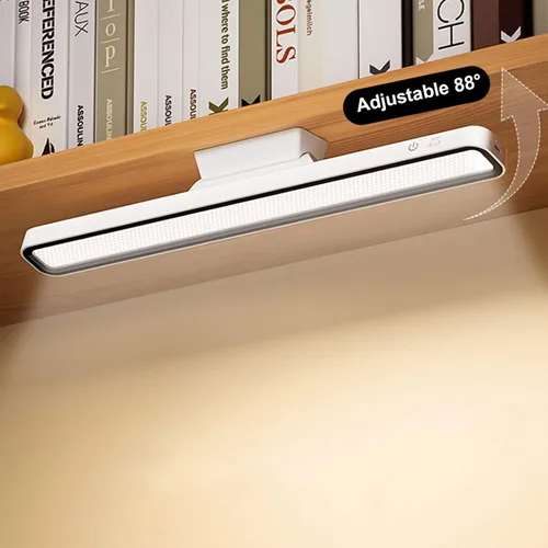 Miniatura 8 de Barra de luz magnética recargable de escritorio de 3000 K a 6000 K regulable para estantes, lectura, dormitorio, hogar, oficina, iluminación