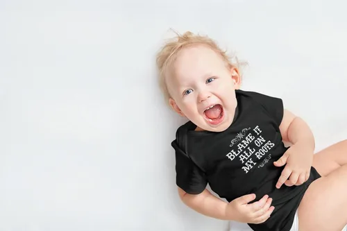 Miniatura 3 de Pop Threads Blame It All On My Roots Country Music Cute Funny Western Baby Toddler Kids Girl Boy T-Shirt