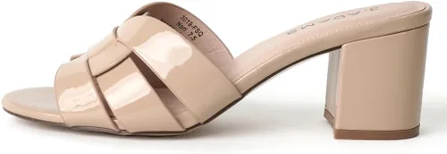 Miniatura 2 de J. Adams Nori Mules para mujer - Sandalias elegantes de tacón de bloque