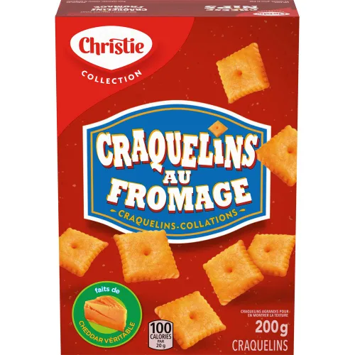 Miniatura 4 de Christie Cheese Nips Cheddar Galletas al horno, 1 caja (7.05 oz)
