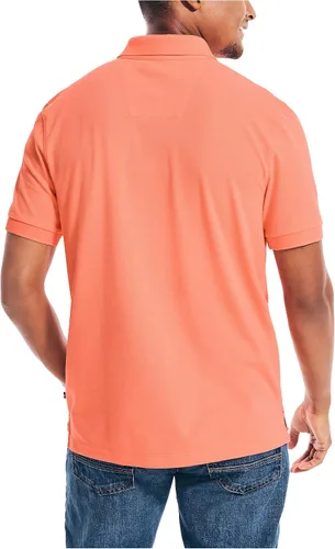 Miniatura 3 de Nautica Polo piqué de algodón elástico sólido para hombre