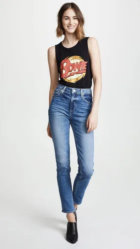 Miniatura 5 de PAIGE Sarah Transcend - Jeans rectos de tiro alto para mujer