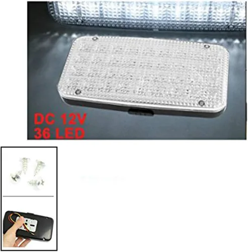 Miniatura 4 de 36 LED Lámpara para techo interior de camioneta Pick Up, coche, vehículo, cúpula de techo, blanco