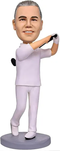 Miniatura 16 de Figura personalizada de Bobble-Heads Muñeca, Taekwondo 6th Dan Man Custom Bobble Head, Figuras de Cabeza Bobble Hecho a mano, Escultura