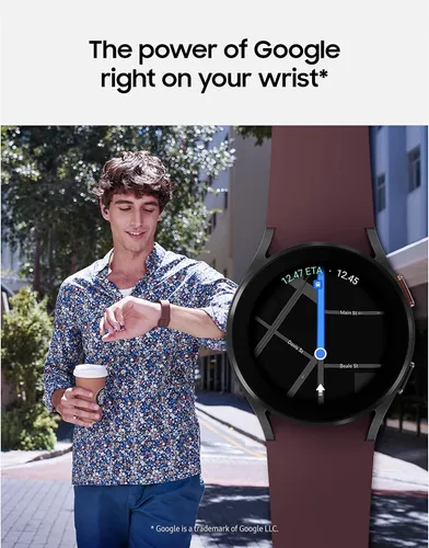 Miniatura 8 de Samsung Galaxy Watch 4 40mm Bluetooth Smartwatch con monitor de corazón ECG, rastreador para salud, fitness, correr, seguimiento del sueño