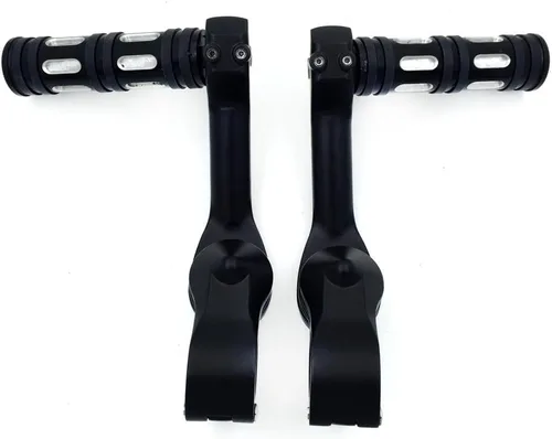 Miniatura 5 de XKH - Juego de clavijas negras con kit de montaje ajustable en ángulo de 5 pulgadas de largo, compatible con protector de motor de 1.25 pulgadas