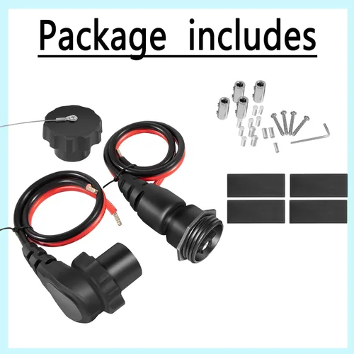 Miniatura 8 de 1865128 1865120 MKR-26 MKR-28 para Minn Kota de agua dulce y salada motor de arrastre enchufe y receptáculo accesorio de batería marina