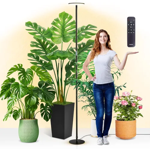 Miniatura 9 de chiphy Luces de crecimiento, luz de espectro completo para plantas de interior, temporizador de control de aplicación de enchufe inteligente, 40 W
