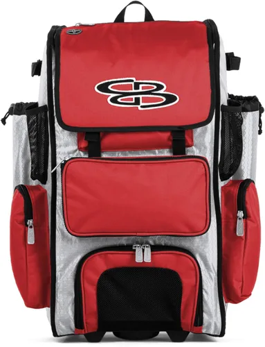Miniatura 70 de Boombah Rolling Superpack - Bolsa para equipo de béisbol/sóftbol, varios colores, mango telescópico y capacidad para 4 murciélagos, versión