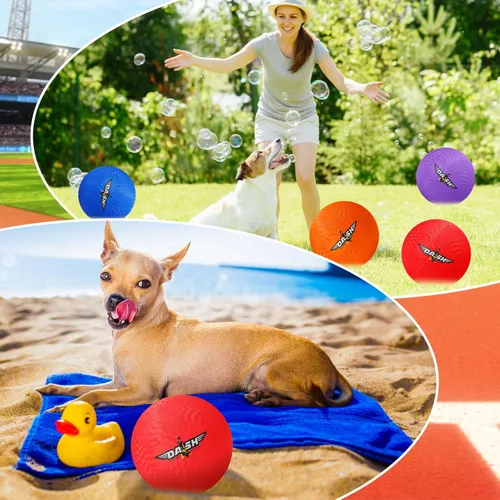 Miniatura 6 de Jerify 12 bolas de 8.5 pulgadas para patio de recreo a granel, coloridas pelotas inflables deportivas, dodgeball, kickball para juego