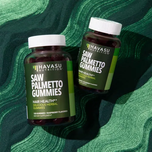 Miniatura 8 de Gomitas Saw Palmetto para hombres, suplemento bloqueador DHT para la salud del cabello y calvicie con patrón masculino, 60 unidades, apoya