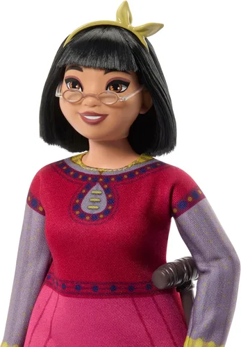 Miniatura 3 de Mattel Juguetes de Disney Wish, juego de mejor amiga para la hora del té con muñecas Asha y Dahlia de Rosas, 2 figuras, 1 mesa y 10 accesorios