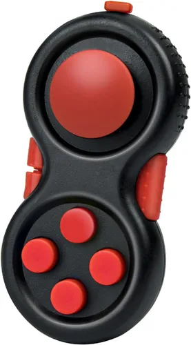 Miniatura 30 de juguete original de concentración Fidget, juego de controlador clásico de goma con 8 funciones Fidget y cordón - Excelente para aliviar el estrés