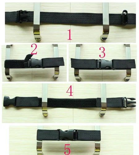 Miniatura 4 de Hebilla mágica multifuncional, cerradura de seguridad para bebés para la puerta, refrigerador de dos puertas, horno y valla de seguridad para niños
