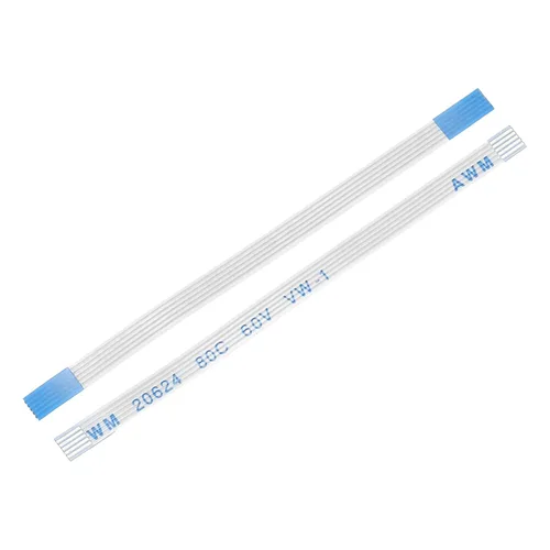 Miniatura 27 de uxcell Cable plano flexible, 10 pines de 0.020 in de paso de 5.906 in FPC FFC cable de cinta flexible para TV LCD, reproductor de DVD, laptop, 5