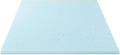 Miniatura 7 de Best Price Mattress - Cubrecolchón ventilado de espuma viscoelástica de 1.5 pulgadas, infusión de gel refrescante, certificado CertiPUR-US