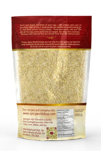 Miniatura 2 de Bulgur - Trigo molido fino #1, bolsa de 2 libras (32 onzas) Trigo búlgar cultivado en Estados Unidos para tabouleh 100% natural y puro Ideal