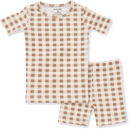 Miniatura 70 de AVAUMA Conjunto de pijama de algodón para bebés y niñas de 6 meses a 7 años