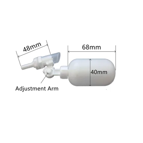 Miniatura 2 de MATTOX Válvula de cierre de flotador de 1/4 ángulo ajustable válvula de conexión rápida RO Válvula compatible con tubo para purificación de agua