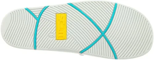 Miniatura 5 de Scott Hawaii Hanapa'a Reef - Pantuflas para caminar para hombre, correa de diseño de pez, parte inferior blanca impermeable que no deja marcas