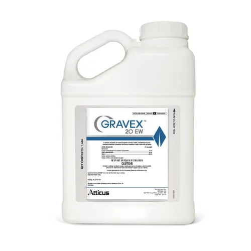 Atticus Fungicida Gravex 20EW (1 GAL) - Myclobutanil 19.7% - Control sistémico de hongos para césped, paisajes e invernaderos - Parche marrón,
