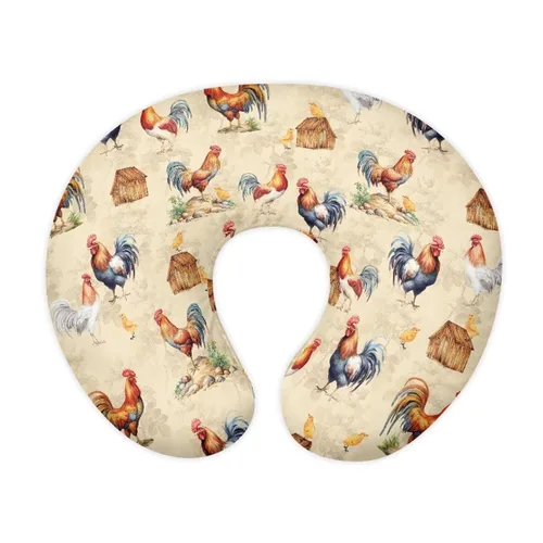 Miniatura 26 de Funda de almohada de lactancia de alpaca arcoíris para alimentación con biberón, funda de almohada de lactancia transpirable extraíble para bebé