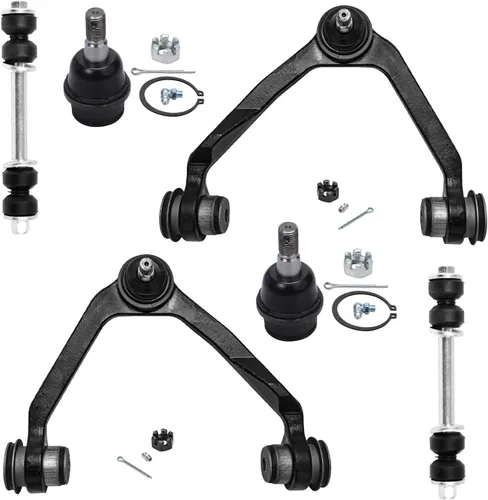 Miniatura 133 de Detroit Axle - Kit de brazos de control de extremo delantero 4WD para Ford 04-08 F-150, 06-08 Lincoln Mark LT, 4 extremos de barra de acoplamiento