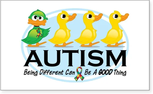 Miniatura 6 de CafePress Pegatina rectangular de alerta de autismo para parachoques