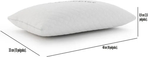 Miniatura 3 de Nappler - Almohada refrescante para durmientes calientes - Juego premium de 2 almohadas de cama tamaño estándar - Espuma viscoelástica triturada