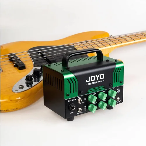 Miniatura 6 de JOYO - Preamplificador de tubo híbrido de cabeza de amplificador de graves de 50 W con 12AX7, compresor, ecualizador de 3 bandas, bucle FX
