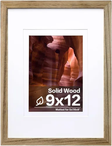 Miniatura 28 de Egofine - Portarretratos de 4 x 6 pulgadas, de madera maciza con plexiglás, para fotos de 3.5 x 5 con paspartú o de 4 x 6 sin paspartú, para colocar