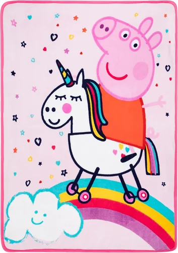 Miniatura 5 de Peppa Pig - Ropa de cama para niños, manta súper suave de micro raschel, 46 x 60 pulgadas, por Franco, las impresiones pueden variar