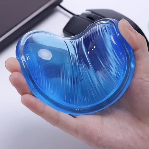 Miniatura 5 de Reposamuñecas ergonómico de gel para mouse, soporte de muñeca para mouse de computadora para aliviar el dolor en el brazo, almohadilla para muñeca