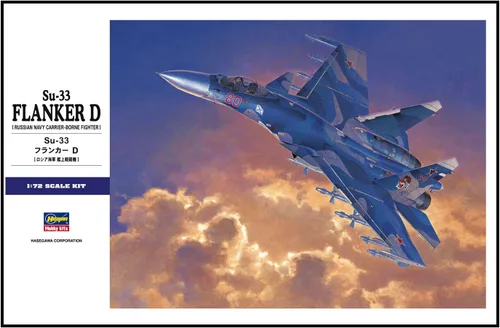 Miniatura 8 de Hasegawa 1:72 Escala SU-33 Flanker D Modelo Kit
