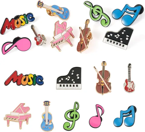 Miniatura 53 de Pandahall - Broches esmaltados de aleación con varios temas, broche de solapa, juego de pines esmaltados