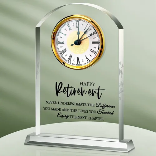 Miniatura 14 de Regalos de jefe para hombres, reloj de acrílico, el mejor regalo para hombres y mujeres, reloj de agradecimiento para líderes de oficina, gerente