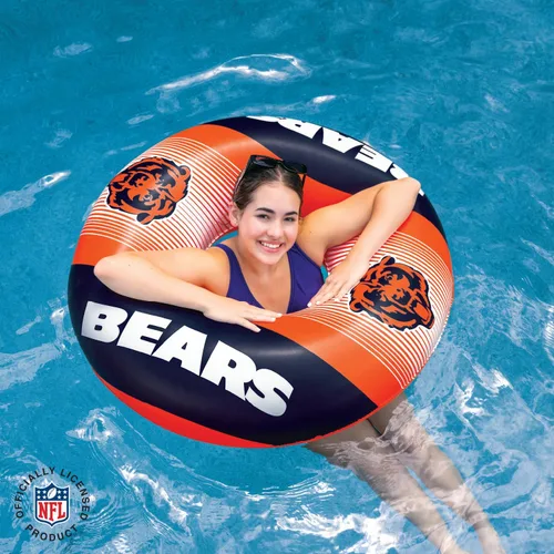 Miniatura 2 de BigMouth - Flotadores inflables para piscina de 36 pulgadas, con licencia oficial de la NFL, tubo interior para adultos y adolescentes