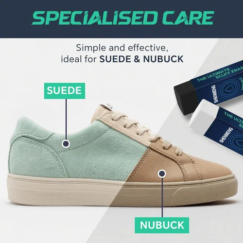 Miniatura 4 de Borrador de gamuza para zapatos, limpiador de zapatos sin agua, limpiador de zapatillas para zapatos de gamuza y nobuk