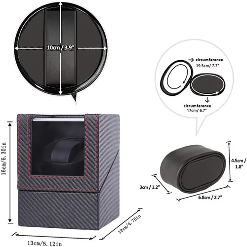 Miniatura 2 de Bobinadora de reloj para relojes automáticos Caja de reloj Bobinadora automática Motor japonés con opción de batería