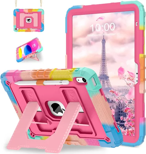 Miniatura 17 de WESOROL Funda para iPad A16 11ª Generación 11 Pulgadas (2025) iPad 10ª Generación 10.9 Pulgadas (2022), Fundas i Pad A16 Grado Militar Resistente a