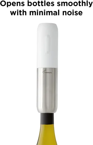 Miniatura 4 de Rabbit Abridor de vino eléctrico compacto, sacacorchos eléctrico con cortador de lámina integrado, recargable y portátil, fácil apertura de botella