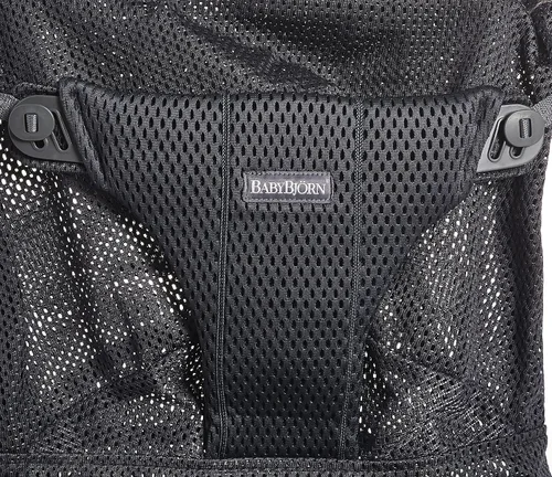 Miniatura 8 de BabyBjörn Asiento de tela para hamaca - Antracita, Malla, Antracita, 1 unidad (paquete de 1)