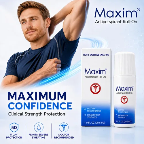 Miniatura 2 de Antitranspirante y desodorante en bola Maxim Prescription Strenght, recomendado por doctores y dermatólogos